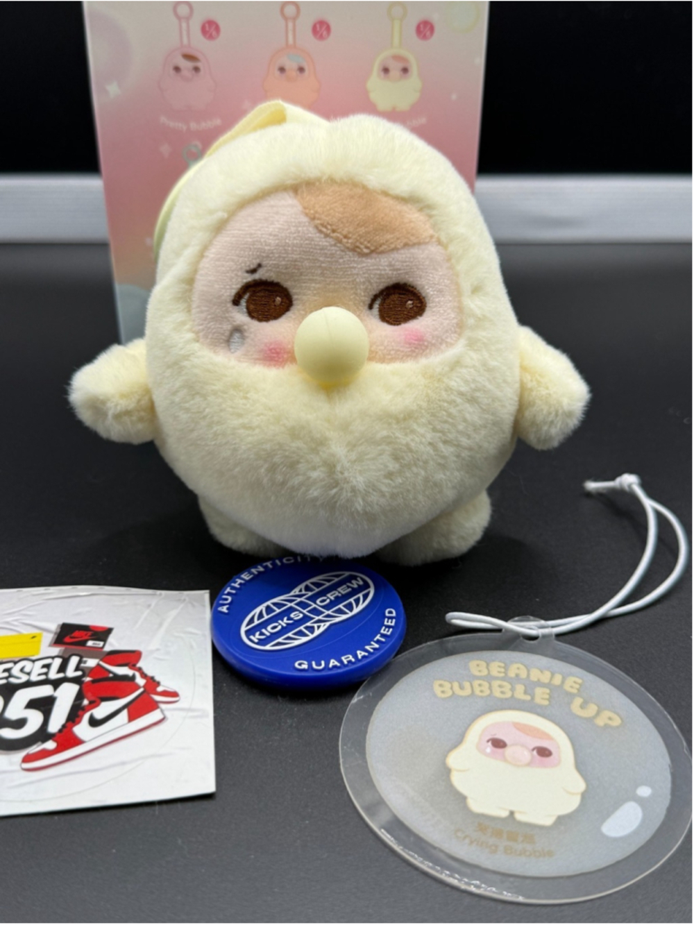 Pucky Beanie Bubble Up Crying Bubble POP MART Plush Collectible Figure - Picture 6 of 6